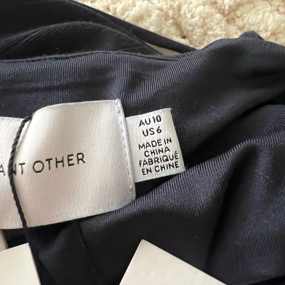 Significant Other Navy One-Shoulder Dress NWT - Picture 6 of 13